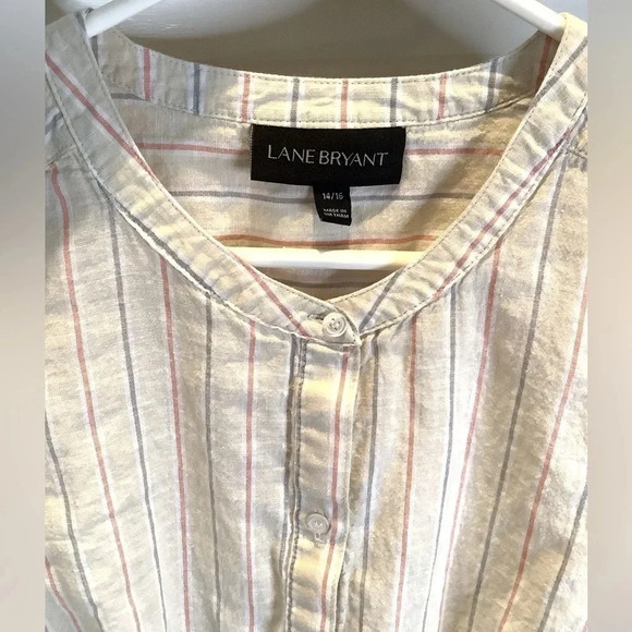 Linen Lightweight Lane Bryant Womens Sz 14/16 - Picture 2 of 6